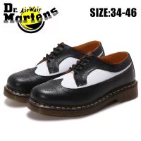 ▼ 【ของแท้】dr.martens รองเท้าบูทมาร์ติน หนังวัวแท้ พื้นหนา ทรงหลวม สไตล์คลาสสิก สําหรับผู้ชาย และผู้หญิง 5HED ไซซ์ 34-46