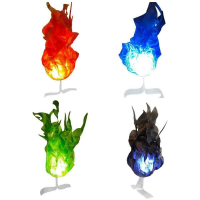 Halloween Floating Fireball Night Light Electric Battery Ghost Fire Flame Lamp Halloween Decoration Party Kids Dress Up Props