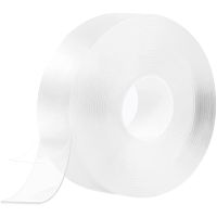 Double Sided Tape Double Transparent Tape Reusable for Walls, Carpet Home Decoration