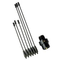 Portable Antenna Short Rod Antenna + Long Rod Antenna Antenna RE-02 UHF F to M Signal Antenna Easy Apply Car Radio Enhance