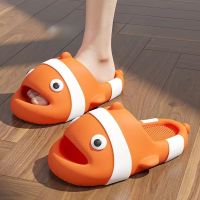 ✇❈❦ New clown fish childrens slippers summer baby boys and girls wear soft bottom non-slip cute home slippers