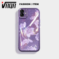 VRQR เคสกันกระแทกสำหรับ Samsung Galaxy A04 A04E M04 F04 F14 M13 5G ฟิล์มเลนส์ Meitong ประกายดาวดอกชงโคเคสโทรศัพท์สินค้าแฟชั่น