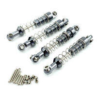 for MN D90 MN-90 MN99S WPL C14 C24 C34 RC Car 4Pcs Metal Shock Absorber Damper Upgrade Parts Accessories