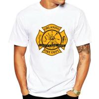 Orlando Fire Department City Of Florida Firefighter Rescue Ems Tshirt 100% cotton T-shirt