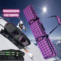 Single and double board snowboard bag with wheels ski shoe retainer Double shoulder single shoulder hand checked board bag