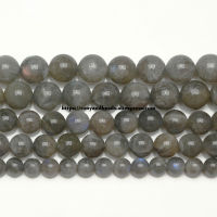 Semi-precious Natural Madagascar The Best Blue Shining Labradorite Stone Round Loose Beads 15" Jewelry Making