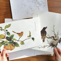 ภาพวาดอย่างพิถีพิถันวาดเส้นต้นฉบับฝึกจีนโบราณข้าวกระดาษร่างกับภาพสี