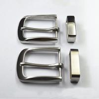 40mm Mens solid Stainless Steel Pin Belt Buckle Belt loop Belts Clip DIY leather Craft accessories for belt width 38-39mm