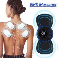 EMS Massageador Electric Pulse Neck Massager Body Massage Patch Neck Back Leg Muscle Stimulator Portable Relief Pain Relax Tools