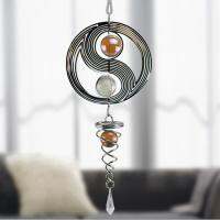 1 Pieces Outdoor Garden Craft Wind Chimes Indoor Home Decor Hanging Spinner Spiral