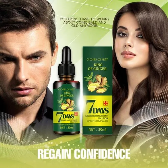 Ginger King Hair Essential Oil Hair Loss Treatment Hair Growth Serum Hair Care Hair Grower Serum