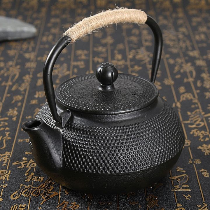 japanese-cast-iron-teapot-kettle-with-tea-infuser-shells-tea-pots-tetsubin-health-boiler-scale-iron-pot-cast-iron-trivets-cup