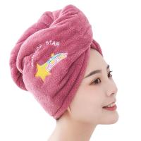 Buckle Hair Towel Soft And Comfortable Fast Drying Hair Turban Convenient No Frizz Hair Wrap Towels For Women Wet Hair Towels