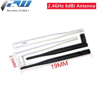 2.4GHz 6dBi Omni WIFI Antenna 2.4G Antenna Aerial RP-SMA-J Bluetooty Male Female Wireless Router Connector  IEEE WLAN/WiMAX/MIMO Cables