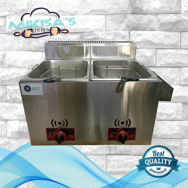 Gas Deep Fryer Type 6 Liter x 2 Tub Stainless Steel Heavy Duty Lazada PH