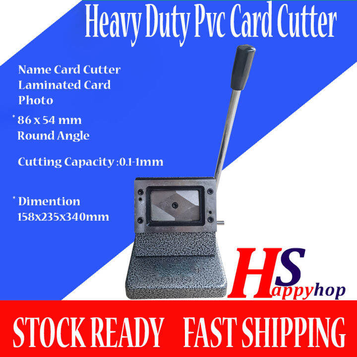 PVC ID Card Cutter Heavy Duty / Name Card Cutter 86*54mm Round Corner 5