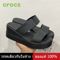 〖ของแท้พิเศษ〗 CROCS Brooklyn LiteRide Mens and Womens Sports Sandals Slippers Flip Flops รองเท้าส้นสูงผู้หญิง - The Same Style In The Mall