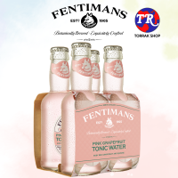 (Pack 4) Fentimans Pink Grapefruit Tonic Water เฟนติแมนส์ พิงค์ เกรปฟรุ๊ต โทนิค วอเตอร์ 200 ml