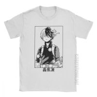 Todoroki Shoto My Hero Academia T Shirt Men Unique Clothes Vintage T-Shirt Crew Neck Cotton Tees Print Camisetas S-4XL-5XL-6XL