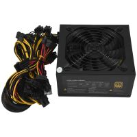 1800W ATX Modular Mining PC Power Supply B847 85 75 Supports 8 Graphics Card 160-240V Power Supply Mining Machine