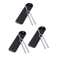 3X Tuning Fork with Soft Shell Case, Standard A 440 Hz