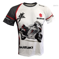 Motorcycle 2023 Summer Suzuki Hayabusa Race T-shirt fashion versatile t-shirt