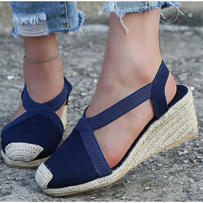 closed toe espadrille platform sandals