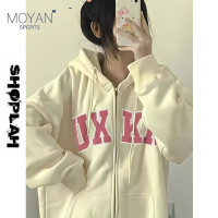 Moyan Sports เสื้อกันหนาว ผญ เสื้อแขนยาวผญ เสื้อกันหนาว เสื้อฮู้ดหญิง สต๊อกพร้อม เสิ้อผ้าแฟชั่น เกาหลี 2022ใหม WWY2390XON 37Z230914