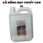 Can 5L xà bông bọt tuyết có chạm Võ Gia dùng rửa vệ sinh xe máy oto xe điện