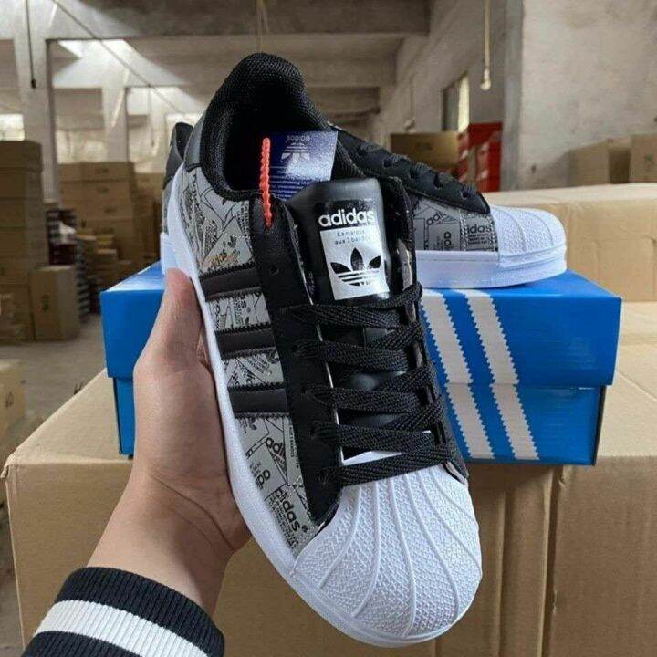 2022-adidas-original-superstar-รองเท้าผู้ชายรองเท้าผ้าใบเปลือกคลาสสิก3m-จำกัด3d-เย็บปักถักร้อยแท้ผู้หญิงชั้นดีรองเท้าผ้าใบอินเทรนด์สบายๆ