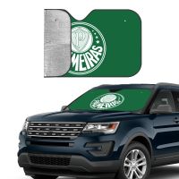 บราซิลฟุตบอล Palmeiras รถ Sun Shade 76X140ซม. อลูมิเนียมฟอยล์รถกระจกหน้าต่างฝาครอบ SOLAR PROTECT