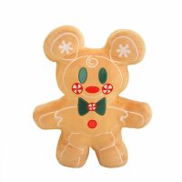 Gingerbread Man Plush Doll Pillow Soft Cute Cartoon Biscuit Cushion Christmas New Year Gift Girls Kid Girlfriend