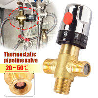 ท่อทองเหลือง Thermostatic ก๊อกน้ำตลับแตะวาล์วผสมน้ำควบคุมอุณหภูมิก๊อกน้ำเทอร์โมบ้านอุปกรณ์ห้องน้ำ