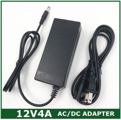 12V 4A 48W Ac/dc 5.5X2.1Mm อะแดปเตอร์ไฟฟ้าพร้อม DC ปลั๊กพลังแถบ LED 4A Adapter12V เดสก์ท็อปแหล่งจ่ายไฟสาย