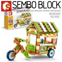 บล็อกตัวต่อรถร้านค้า SEMBO BLOCK 601205 จำนวน 131 ชิ้น