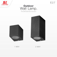 SL LIGHTING | โคมไฟติดผนังภายนอก SL-10-2331,2332W/BK