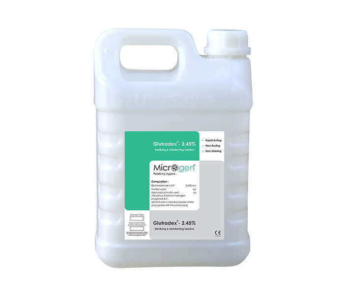 5 Litre GLUTRADEX (Cidex ) HIGH LEVEL INSTRUMENT DISINFECTANT