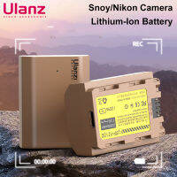 Ulanzi สำหรับ DSLR Snoy กล้องไอออนสากลสำหรับ Snoy A7M4 A7R4 A99 A9M2 Nikon D100 D70 2250มิลลิแอมป์ชั่วโมงค่าใช้จ่าย Battery888