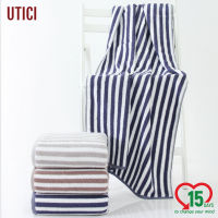 UTICI ผ้าเช็ดตัว ผ้าขนหนู ผ้าฝ้าย 100% ผ้าขนหนูลายStriped นุ่มหนา ผ้าขนหนูอาบน้ําดูดซับดี เเห้งเร็ว ผ้าขนหนูชายหาด