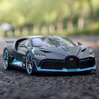 รถโลหะผสมรถ Bugatti Divo ซูเปอร์คาร์,ล้อโมเดลไฟเสียงตกแต่งรถจำลองของขวัญของเล่นเด็กของสะสม