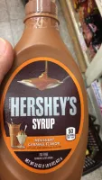 Hersheys Caramel Flavoured Syrup เฮอร์ชีส์ น้ำเชื่อม รสคาราเมล 623g.(USA Imported)