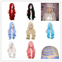 [COD] cosplay wig multi-color long curly hair female multi-purpose high quality thickened face cross-border supply