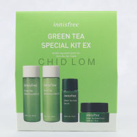 การันตีของแท้100%✨ Innisfree Green Tea EX Special Kit EX เซตทดลองครีมขาเขียว 4 ชิ้น ร้านChidlom24