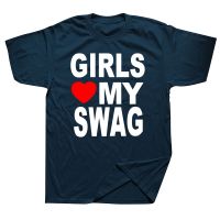 2023 Cotton Fashion Love My Swag Funny Summer T Shirts MenS Streetwear T-Shirt Tops Oversized S-Xxxl Free Shipping