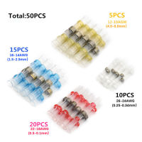 640PCS Heat Shrink Connectors Waterproof Solder Wire Connectors &amp; Heat Shrink Butt Crimp Terminals - Electrical Connectors 640x