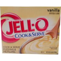 Import products♦ (แพ็ค3)Jell-o Cook &amp; Serve Vanilla 130g