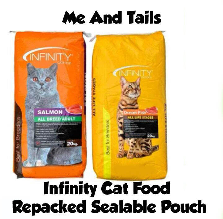 Infinity Dry Food For Cat and Kitten Salmon / Ocean Fish Repacked