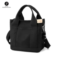 PLOVER Japanese thousand-layer bag niche lady shoulder bag hand-held thick canvas mobile phone bucket tote bag