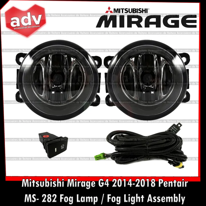 Mitsubishi Mirage G4 20142018 Pentair MS 282 Fog Lamp / Fog Light Assembly Lazada PH
