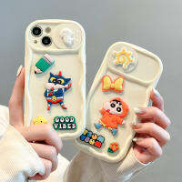 3D การ์ตูนสีส้มน่ารักลายหูกระต่าย Xiao Xin สำหรับ IPhone14 13 12 11 Pro Max สูงสุดสำหรับเคสโทรศัพท์เป็นคู่แฟชั่น